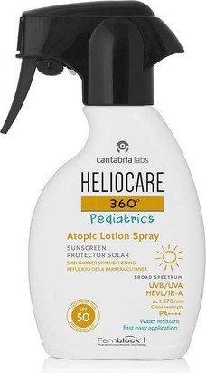 Sonnencreme Spray Heliocare Heliocare 360 Pediatrics Atopic Lotion Spray