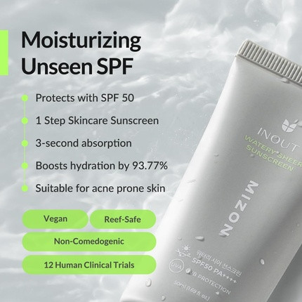 Sunscreen Mizon Inout Watery Sheer Sunscreen