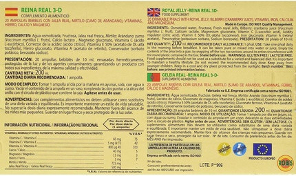 Face Cream Robis Reina Real 3D 20F