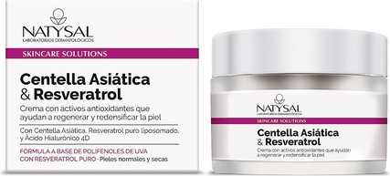 Gesichtscreme Natyasal Natur-Resveratrol und Hyaluronsäure Creme