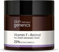 Nachtcreme Skin Generics Cell-Boost Regenerating Cream mit Vitamin F und 25% Retinol