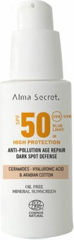 Sonnencreme Alma Secret Gesicht LSF 50 Natürlich