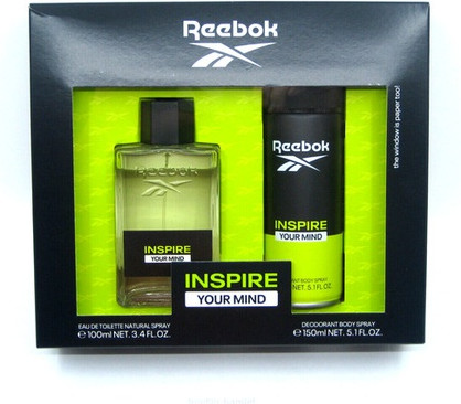 Eau De Toilette and Deodorant Set Reebok Inspire Your Mind