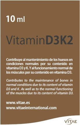 Nahrungsergänzungsmittel Vitae Vitamin D3K2 Tropfen
