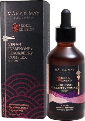 Serum Mary & May Seoul Edition Vegan Idebenone+Blackberry Complex Serum
