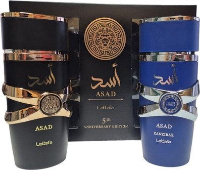 Eau De Parfum Lattafa Anniversary Edition Asad & Asad Zanzibar