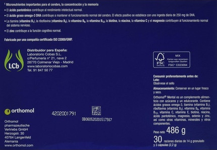 Капсулы Orthomol Витаминная Сыворотка