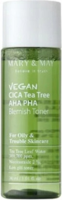 Tonic Mary & May Vegan Cica Tea Tree AHA PHA