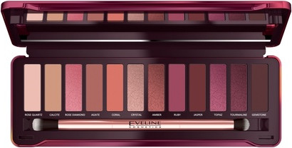 Палетка теней для век Eveline Cosmetics Ruby Glamour