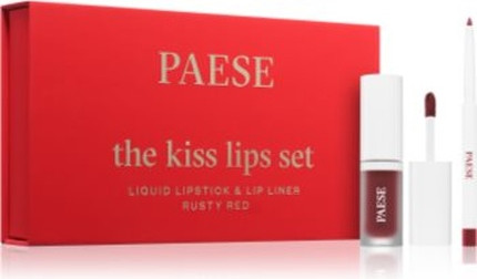 Lip Set Paese The Kiss Lips Set Rusty Red