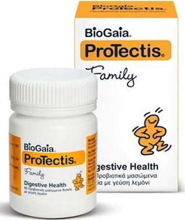 Chewable Tablets Biogaia Protectis Family Lemon Flavor