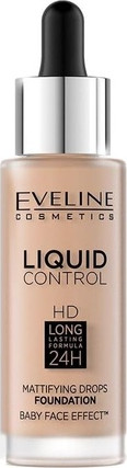 Foundation Eveline Cosmetics Liquid Control HD Long-Lasting 24h
