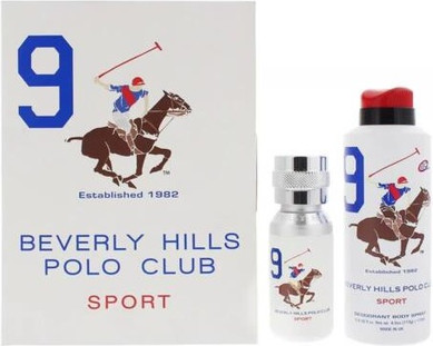 Eau De Toilette Geschenkset Beverly Hills Polo Club Sport Men Nine