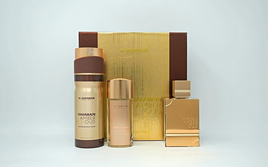 Parfüm Geschenkset Al Haramain Amber Oud Gold Edition