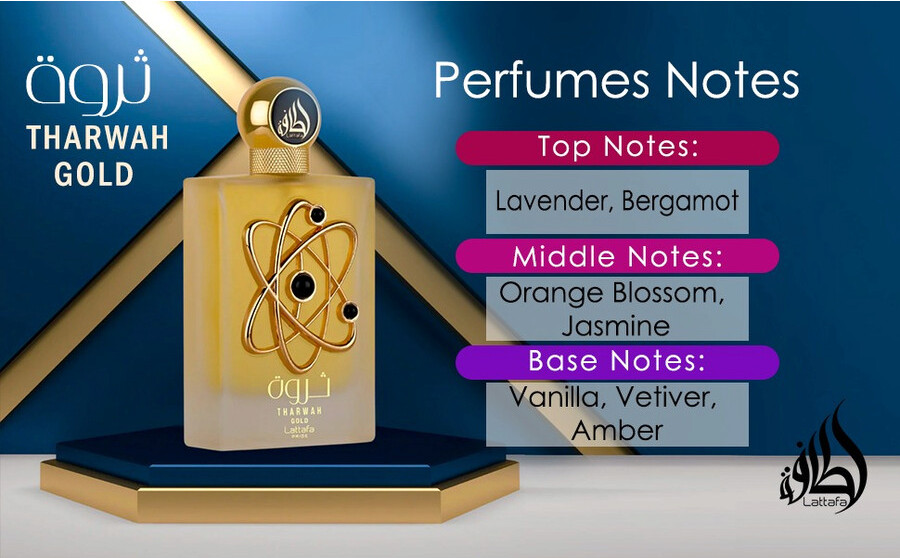 Eau De Parfum Lattafa Tharwah Gold