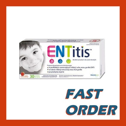 Lozenges Biogaia ENTitis Strawberry Immune System Kids