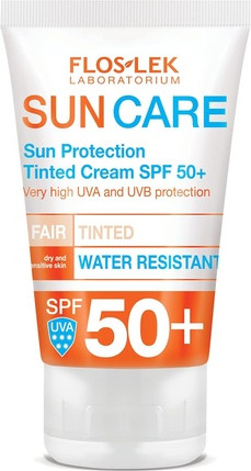 Tinted Cream Floslek Golden Rose Sun Care SPF 50+