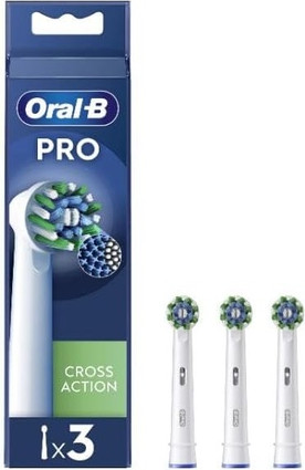 Oral-B Pro Cross Action uchun Eldakilarni Almashtirish Boshi
