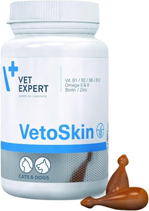 Supplement Vetexpert Vetoskin Omega-3 & Omega-6 Supplement for Dogs & Cats