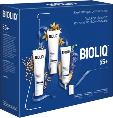 Gesichtspflege-Set Bioliq Intensive Lifting Gesichtscreme Set für Augen, Lippen, Hals und Dekolleté