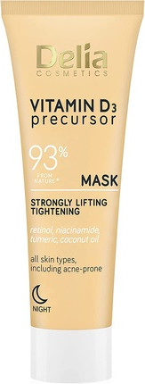 Anti-Aging Mask Delia Cosmetics Vitamin D3 Precursor Strongly Lifting and Firming Mask