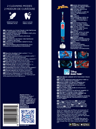 Elektrische Zahnbürste Oral-B Vitality Pro SpiderMan Kids