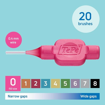 Interdental Brush Tepe Original Pink 0.4mm Iso 0