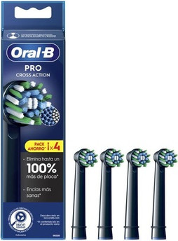 Toothbrushes Oral-B Pro Crossaction Black 4 Pack