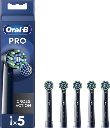 Elektrische Zahnbürstenköpfe BRAUN Oral-B Pro Cross Action Schwarz 5 Stück