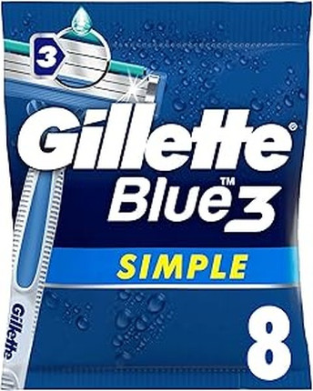 Станки Gillette Blue3 Smooth 6 S 80 штук