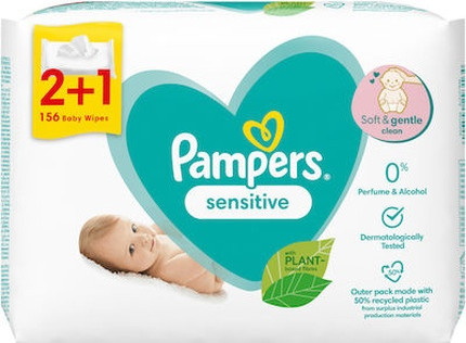 Влажные салфетки Pampers Sensitive