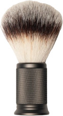 Shaving Brush Depot Vintage Artificial Fiber Face Shaving Brush - Anthracite Metal