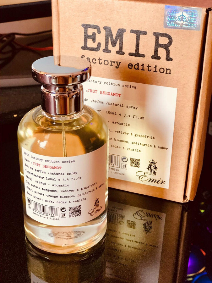 Eau de Parfum Emir Factory Edition Just Bergamot