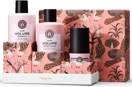 Shampoo, Conditioner und Haarspray Haar-Pflege-Set Maria Nila Pure Volume