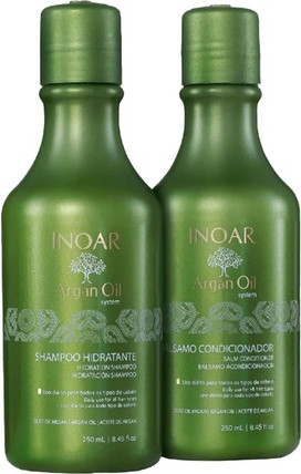 Shampoo and Conditioner Set Inoar for Stressed Hair Types