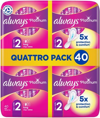 Binde Always Platinum Ultra Long