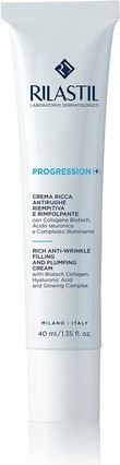 Reichhaltige Anti-Falten-Creme mit Kollagen und Hyaluronsäure Rilastil Progression Plus