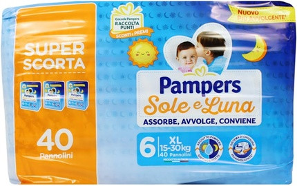 Diapers Pampers Sun & Moon Super Supply