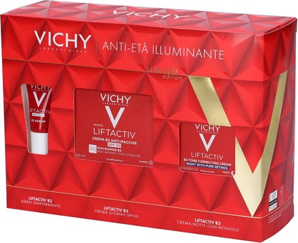 Vichy Liftactiv Geschenkset für strahlende Haut und gegen Flecken mit Liftactiv B3 Gegen Flecken