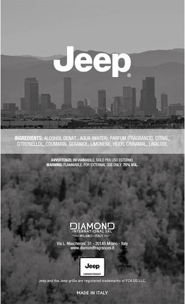 Eau de Toilette Jeep Freedom