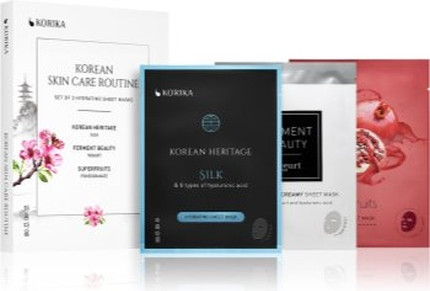 Sheet Mask Set Korika Hydrating Sheet Masks