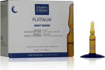Ampoules Martiderm Platinum Night Renew