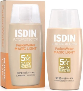 Face Sun Protection ISDIN Fusion Water Colour Light Spf50