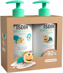 Gel-Shampoo und Körperlotion Set ISDIN Baby Naturals