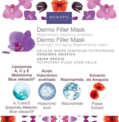 Atashi Supernight Dermo Filler Mask Feuchtigkeitsmaske