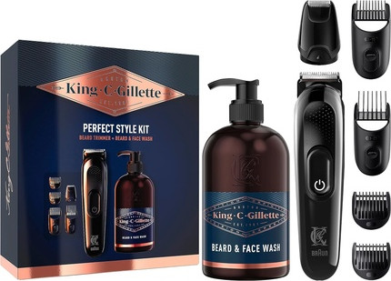 Beard Care Set King C. Gillette Perfect Style