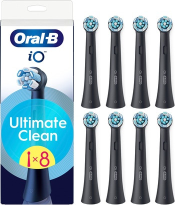 Ersatzbürstenköpfe Oral-B Oral-B Io Serie Ultimate Clean Schwarz