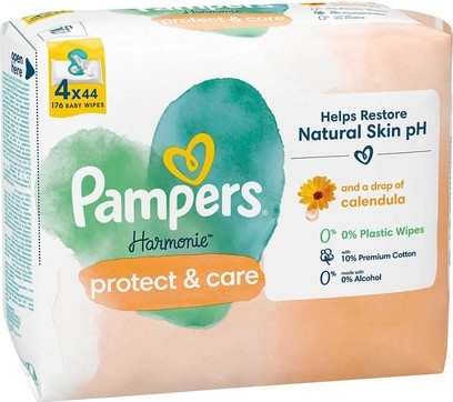 Baby Wipes Pampers Harmonie Protect & Care