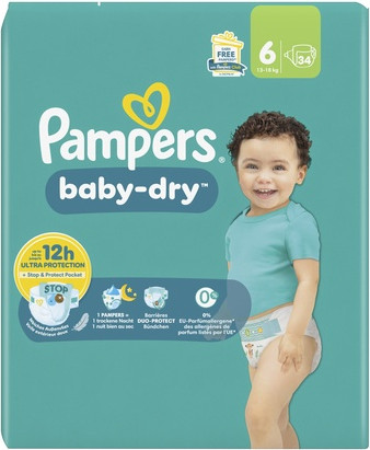 Windeln Pampers Baby Dry Vorteilspack