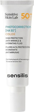 Gesichtssonnencreme Sensilis Photocorrection HA SPF50 Farbe